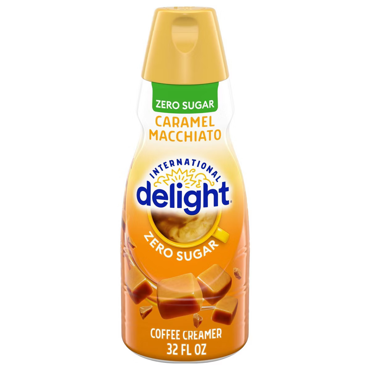 International Delight Sugar-Free, Zero Sugar Caramel Macchiato Coffee Creamer - 32 fl oz (1qt) Bo... | Target