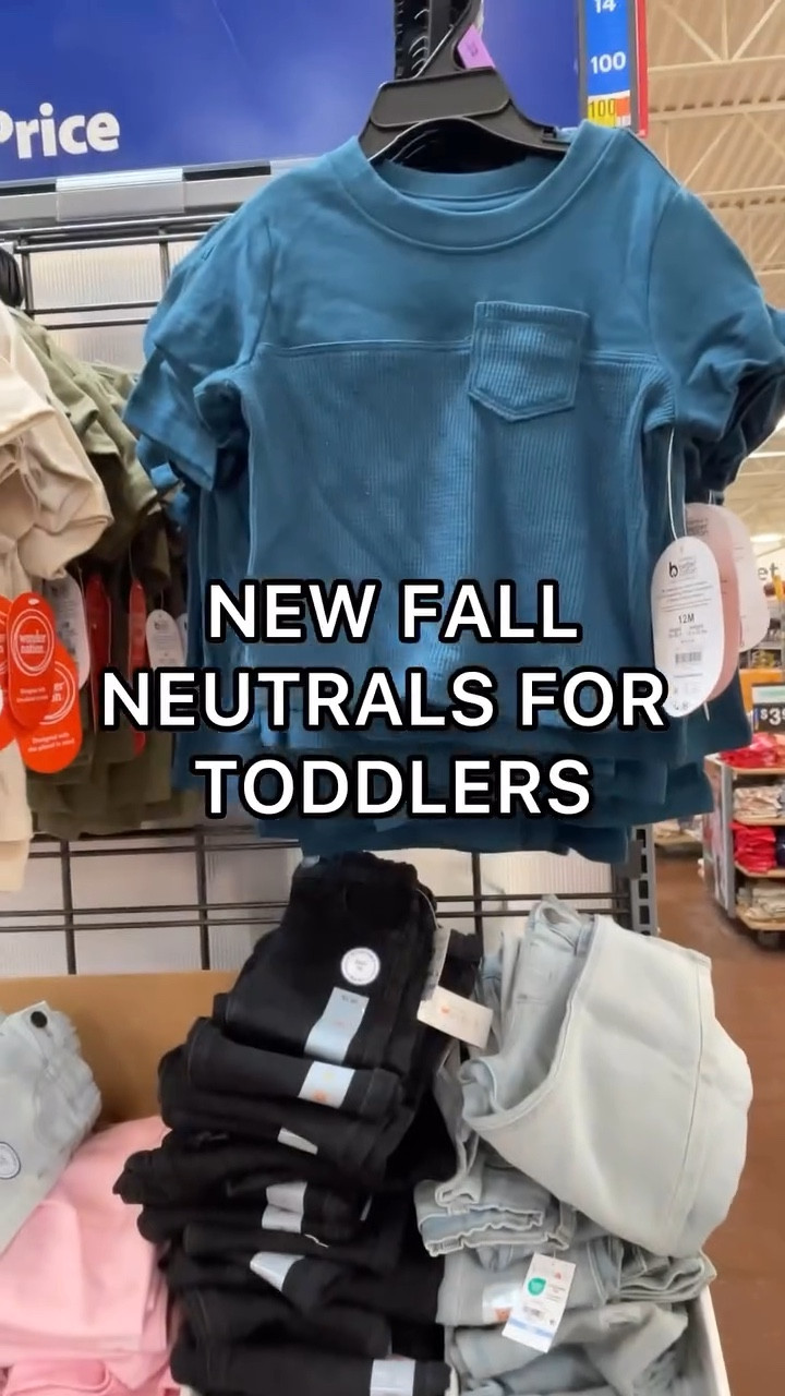 These neutral ribbed toddler tees are only $5! Plus they come with a pocket for all of their rock collecting. Four colors to pick from. Run to your local Walmart and pick one up 🏃‍♀️💨
#ToddlerFashion #AffordableKidsClothes #WalmartFinds #NeutralKidsClothes #BudgetShopping #StylishToddlers #KidsWardrobe #FashionOnABudget #MomLife #ToddlerStyle

#LTKVideo #LTKKids #LTKFamily