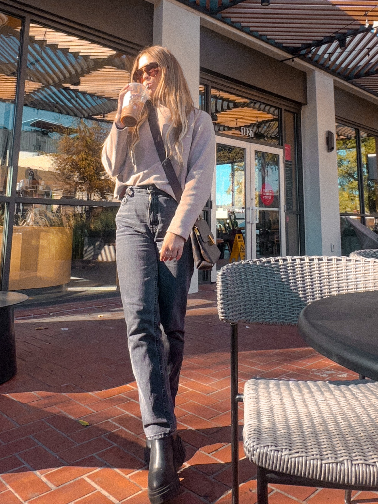Very high waisted & flattering! Wearing a size 0 and short- they run small. I am usually a 2 at A&F, so size down. 

#LTKHoliday #LTKCyberWeek #LTKGiftGuide