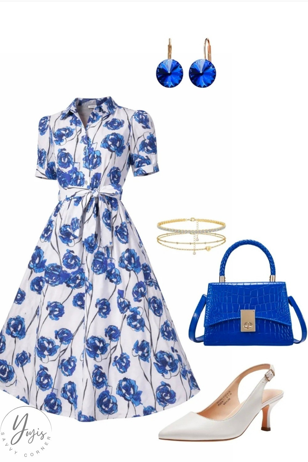 Love this floral dress! Pair it with these accessories for a stylish look. Perfect for any summer event. 🌸

#LTKSpringSale #LTKgrwm #LTKSaleAlert