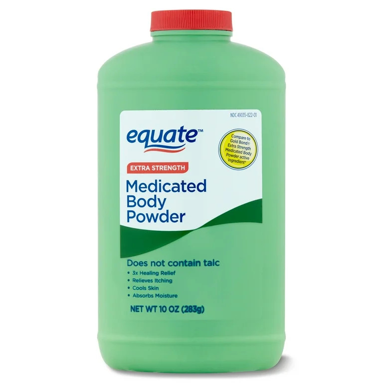 Equate, Extra Strength Medicated Body Powder, 10 oz. - Walmart.com | Walmart (US)