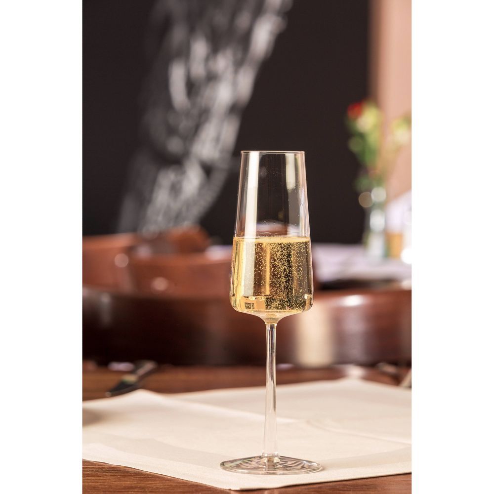 8oz 4pk Crystal Power Champagne Flute Glasses - Stolzle Lausitz | Target