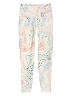 High-Waisted PowerSoft 7/8-Length Side-Pocket Leggings For Women | Old Navy (US)