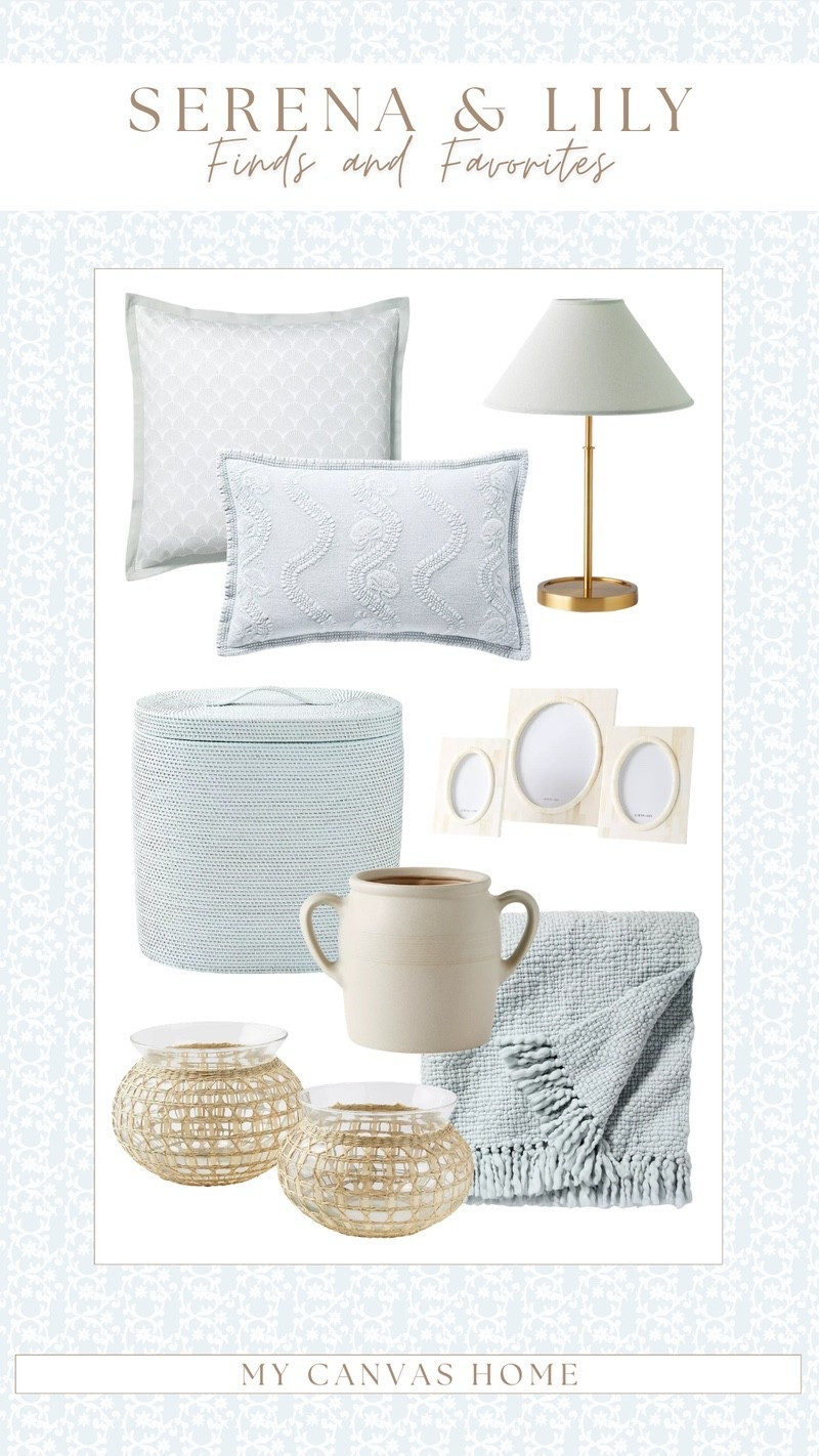 Serena & Lily has always been a favorite of mine—and good news, all of these picks are on sale right now! These soft coastal decor picks will add charm to your space, whether you’re refreshing your bedroom with new throw pillows or you’re looking for a vase to stash fresh florals. 

#LTKHome #LTKSaleAlert