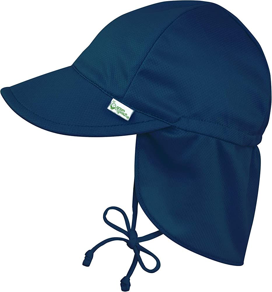 i play. by green sprouts Baby & Toddler Breathable Flap Hat All-day, UPF 50+ sun protection Wet o... | Amazon (US)