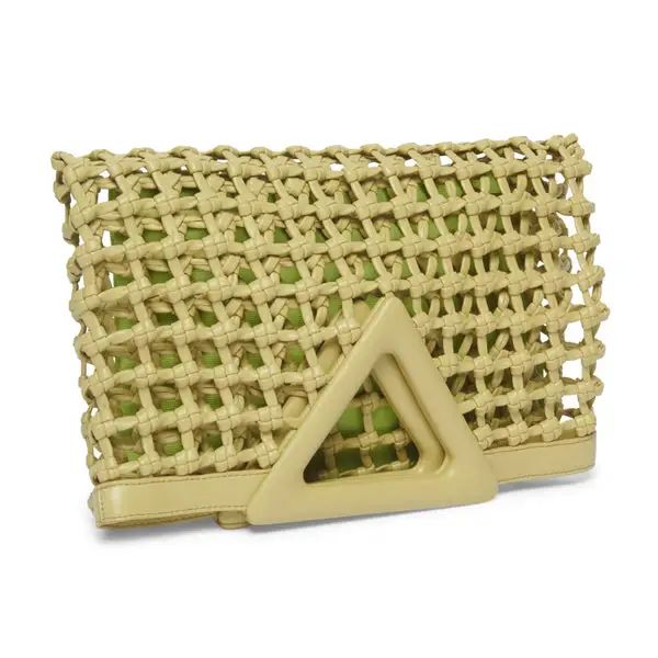 Avalon Woven Fold-Over Clutch | Chinese Laundry