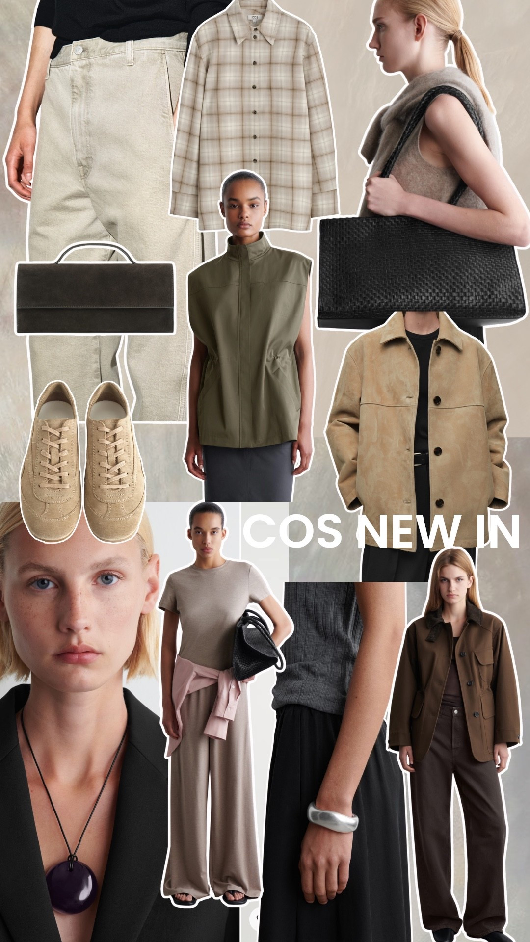 COS NEW IN transitional pieces to take your summer wardrobe through to autumn 🍂  

From suede jackets to funnel necks, checked shirts, cardigans, suede trainers, woven handbags, barn jackets with a twist, jeans and everyday basics these are your capsule wardrobe staples for fall #cos #capsulewardrobe



#LTKeurope #LTKuk #LTKautumn