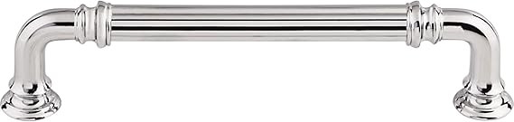 Top Knobs TK323PC Chareau Collection 5" Reeded Pull, Polished Chrome | Amazon (US)