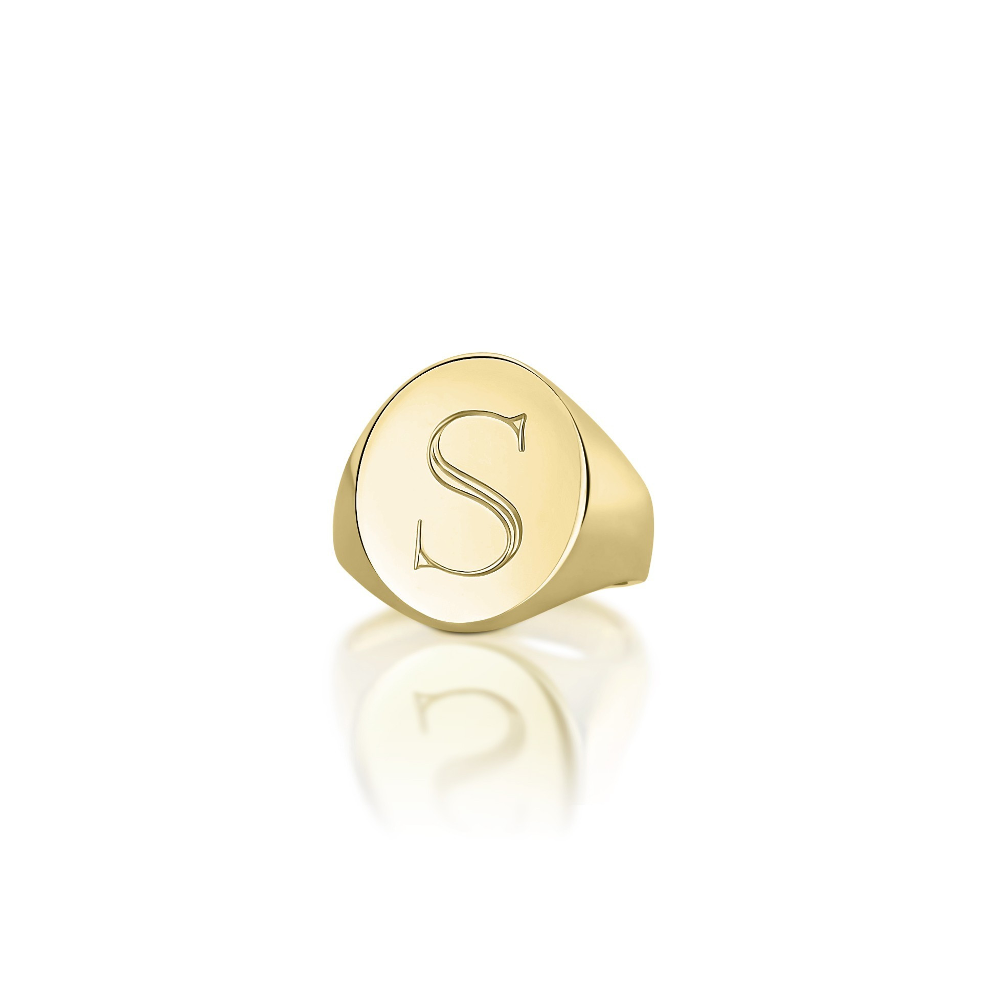 LANA OVAL SIGNET RING | Sarah Chloe