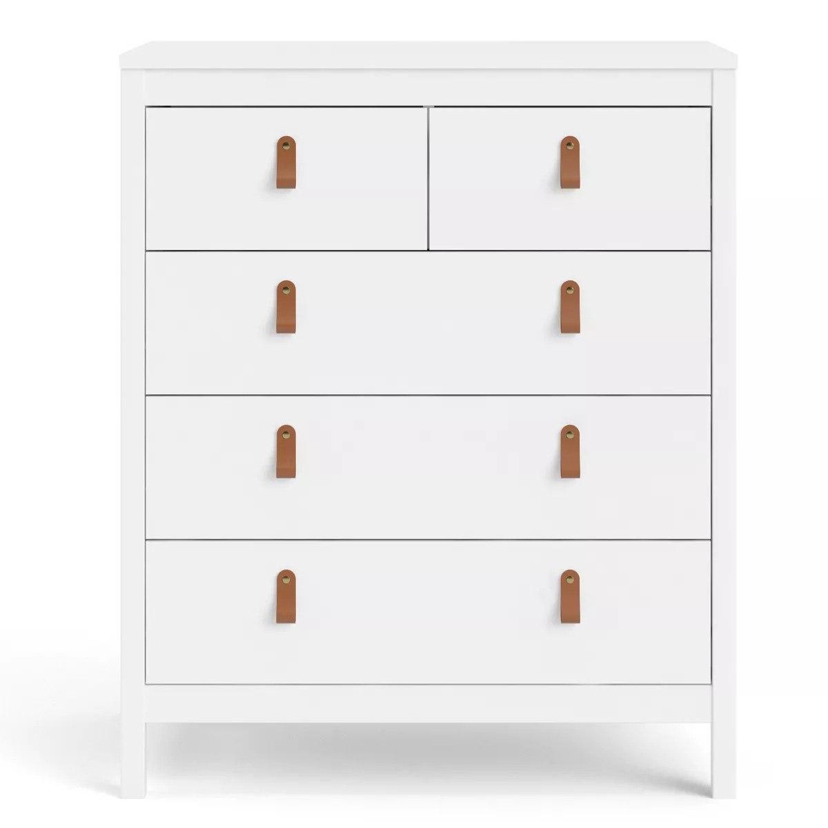HomeStock 5 Drawer Chest, White | Target