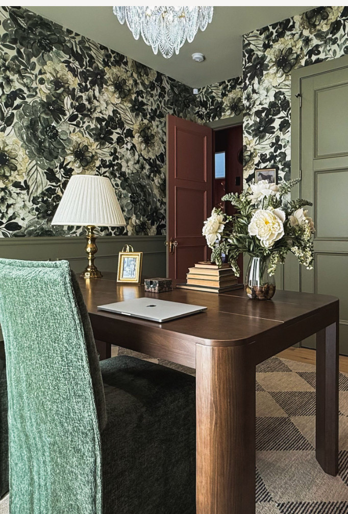 I just got a new embroidery machine which means I'll be spending lots of time in this office/craft room very soon. Wallpaper is Forever and Always by Wallblush and the chairs are from Anabei.  

 

#LTKGiftGuide #LTKdayinmylife #LTKHome