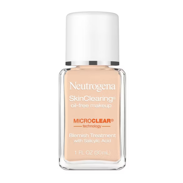 Neutrogena Skin Clearing Oil-Free Liquid Foundation with Salicylic Acid - 1 fl oz | Target