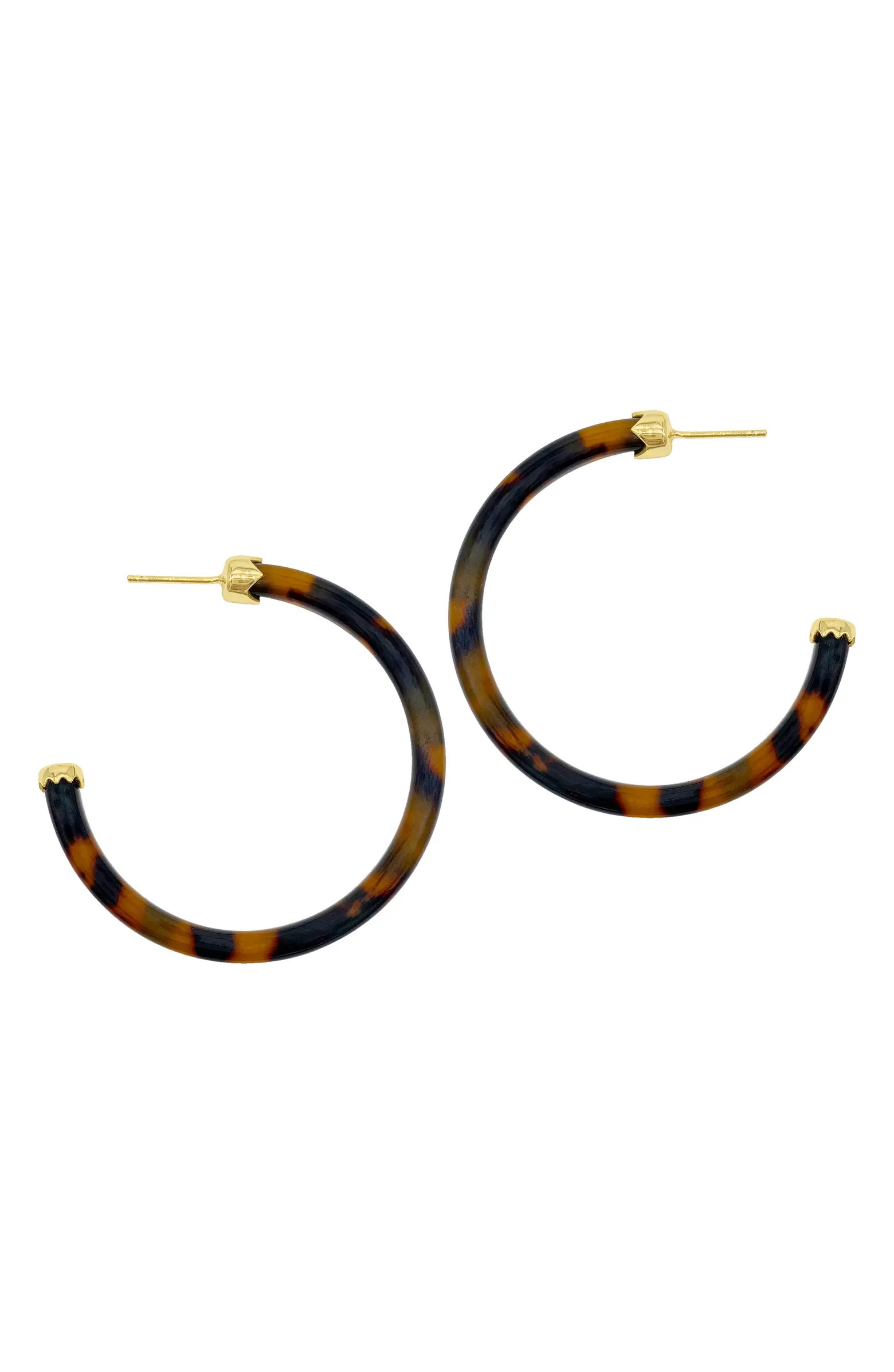 Tortoise Shell Hoops | Nordstrom Rack