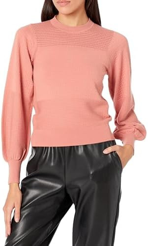 Club Monaco Men's Women's Textured Stitch Crew Neck Sweater | Amazon (US)