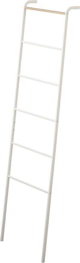 YAMAZAKI home Leaning Ladder Rack, White - 2812 | Amazon (US)