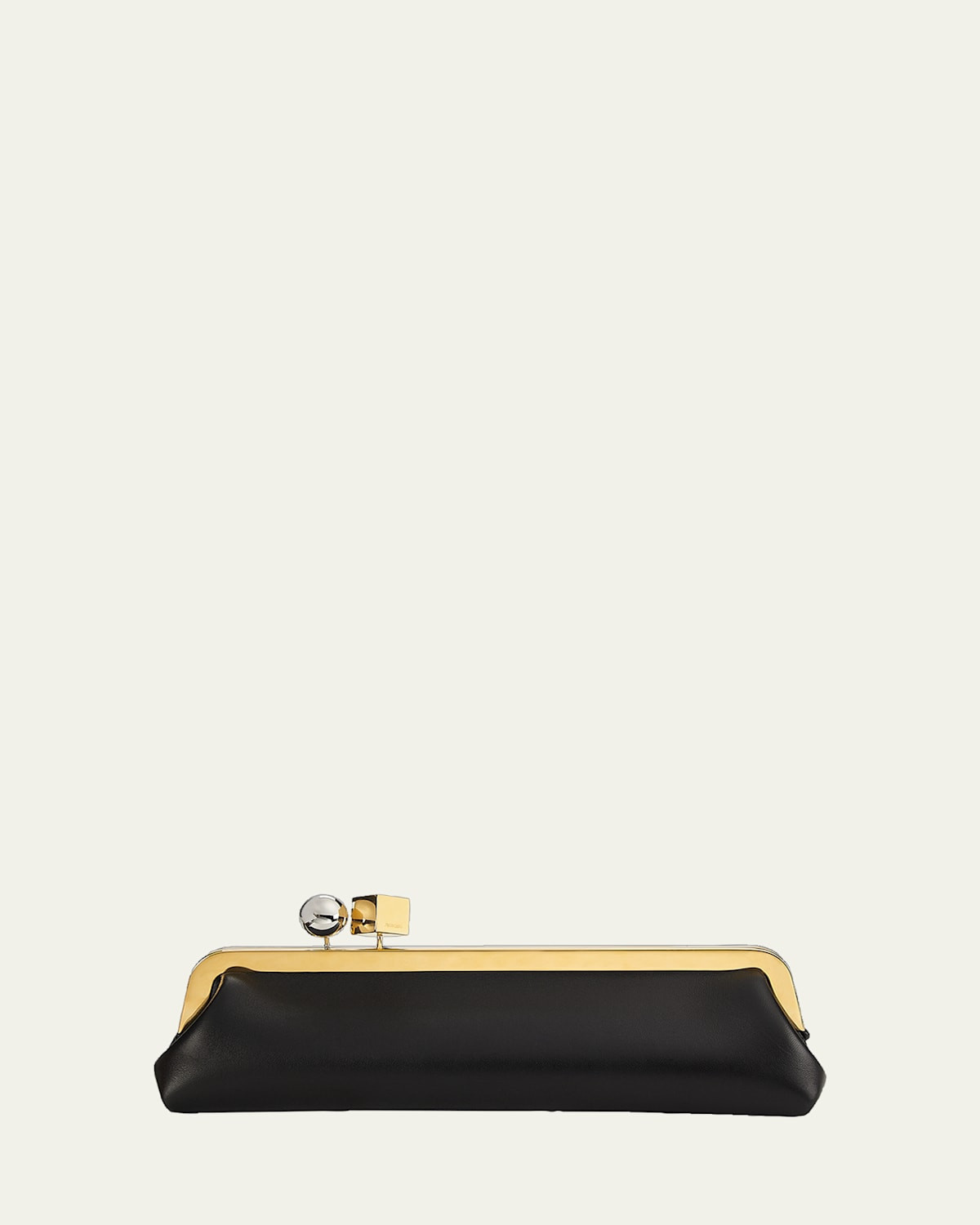 The Salon Leather Pochette Clutch Bag | Bergdorf Goodman