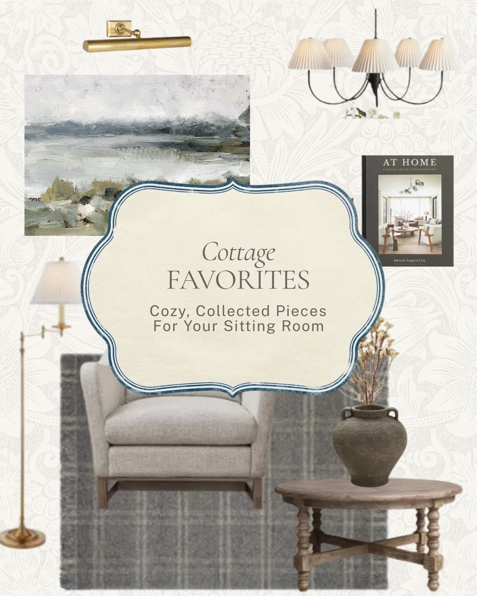 A sitting room that feels warm, collected, and impossible to leave ✨ 

A few cottage favorites: a boucle swivel chair, a round wood coffee table, layered pillows, and those cozy details that make a space feel lived in and completely yours. 

All linked here 🤍 

#LTKhome