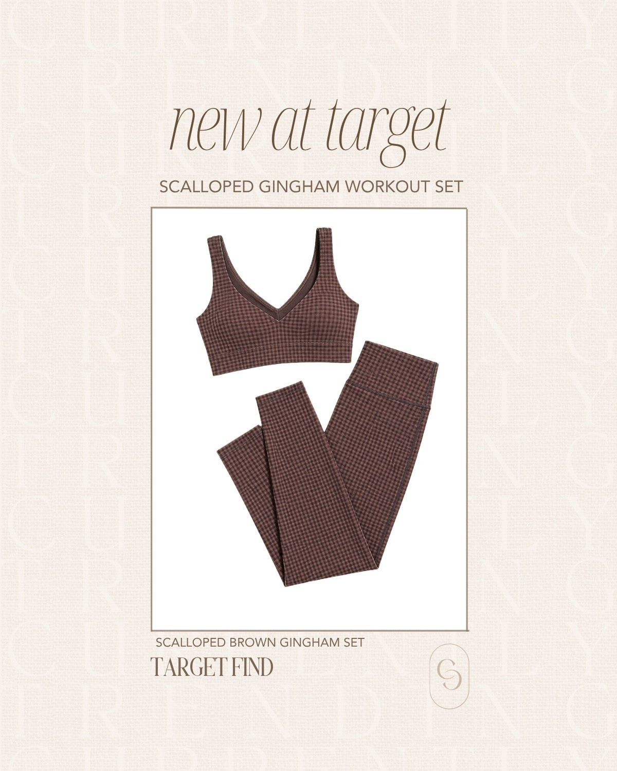 The gingham workout set I wear on repeat

#LTKSeasonal #LTKfitnessgoals