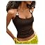 Milumia Women's Boho Beaded Halter Top Y2k Summer Going Out Tops | Tie Back, Sleeveless, Slim Fit... | Amazon (US)