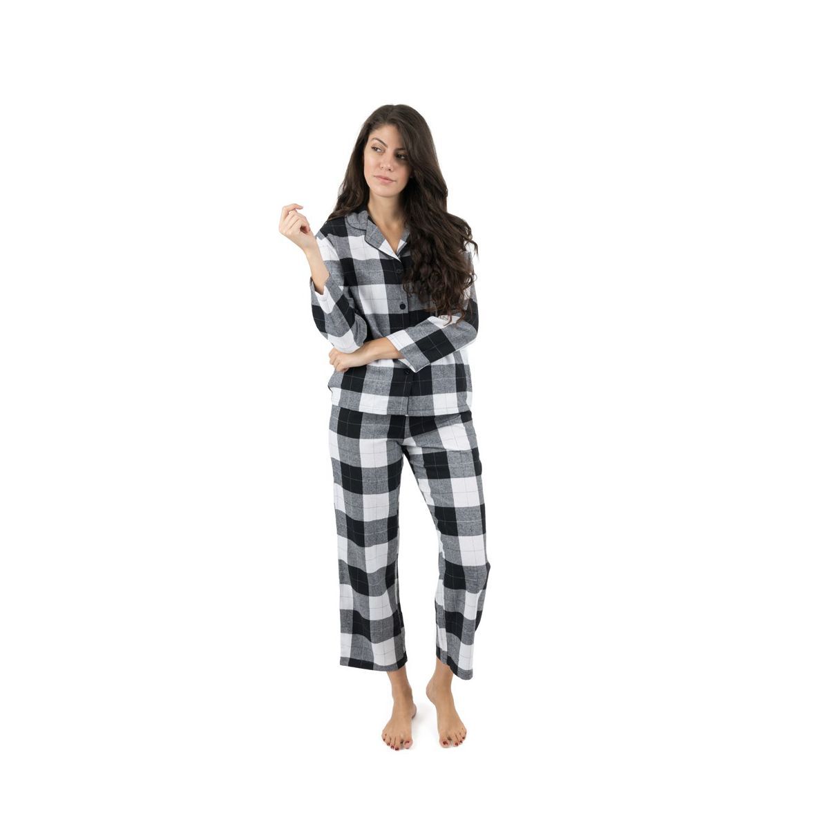 Leveret Womens Two Piece Flannel Christmas Pajamas | Target