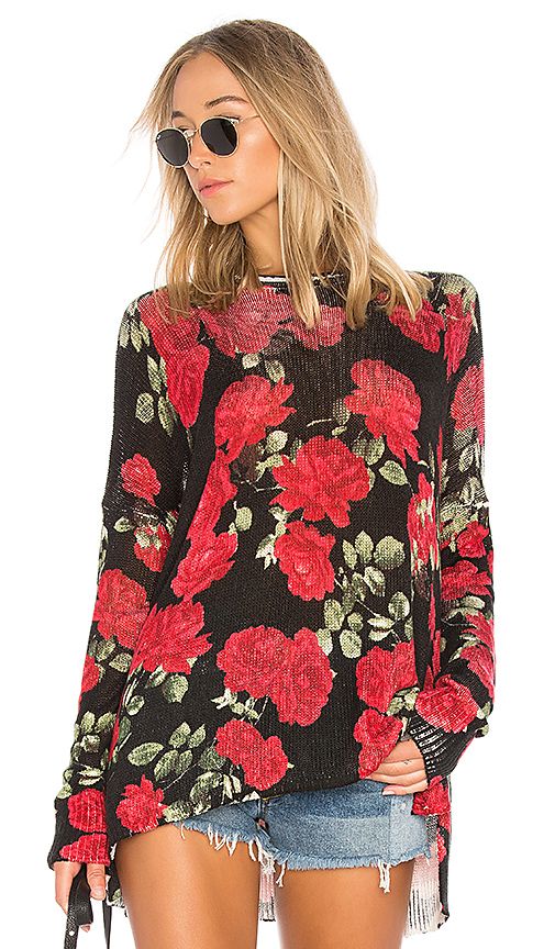Show Me Your Mumu Bonfire Sweater in Black. - size L (also in S) | Revolve Clothing