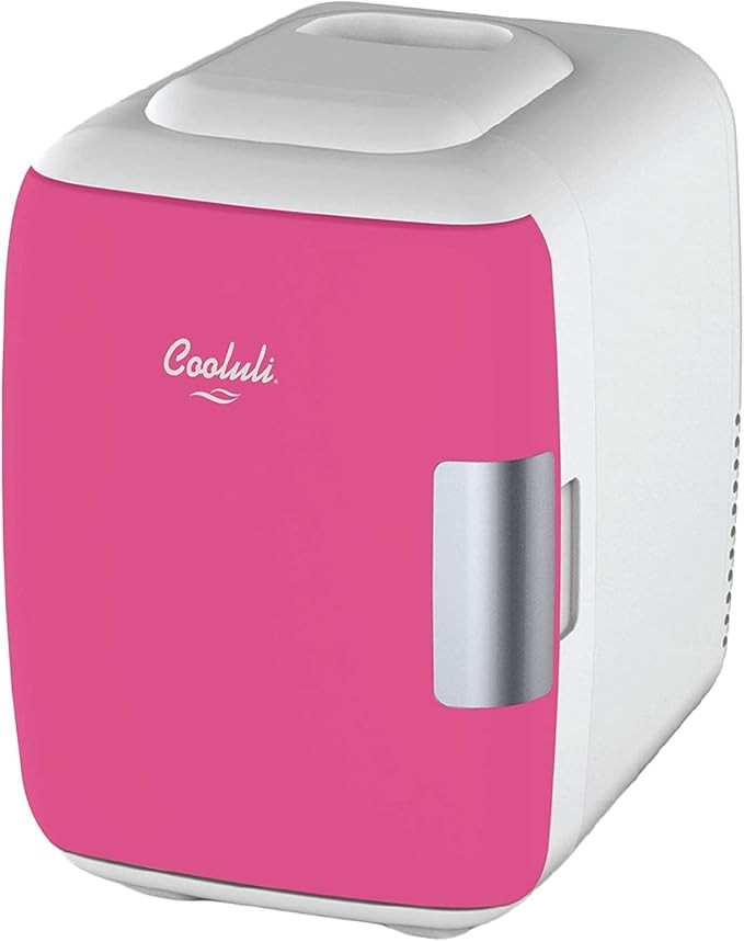 Cooluli Skincare Mini Fridge for Bedroom - Car, Office Desk & Dorm Room - Portable 4L/6 Can Elect... | Amazon (US)
