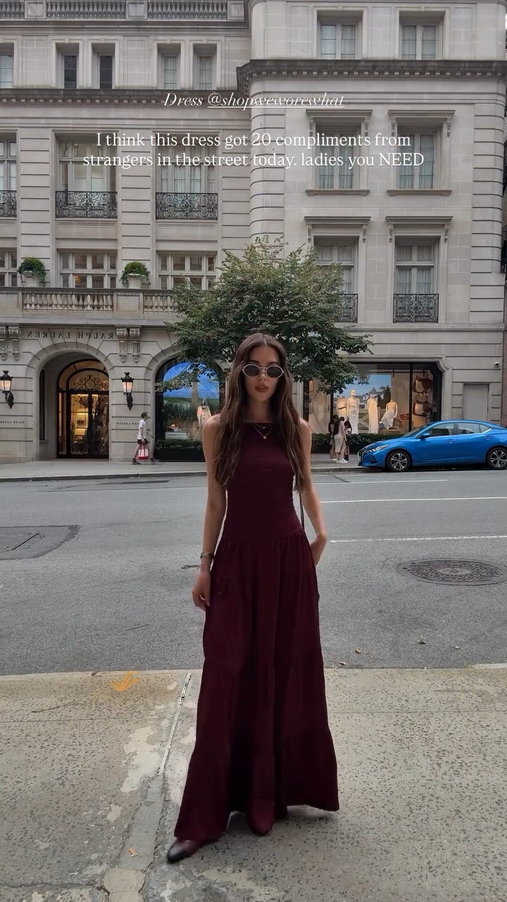 I think I got like 20 compliments from strangers in the street about this dress today

#LTKSeasonal #LTKStyleTip