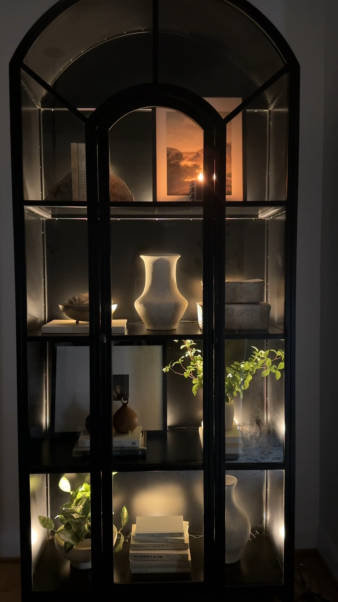 Shop my wired, dimmable, under cabinet pick lights! As well as the new spring decor in my arched cabinet! 

#LTKhome #LTKstyletip #LTKFind