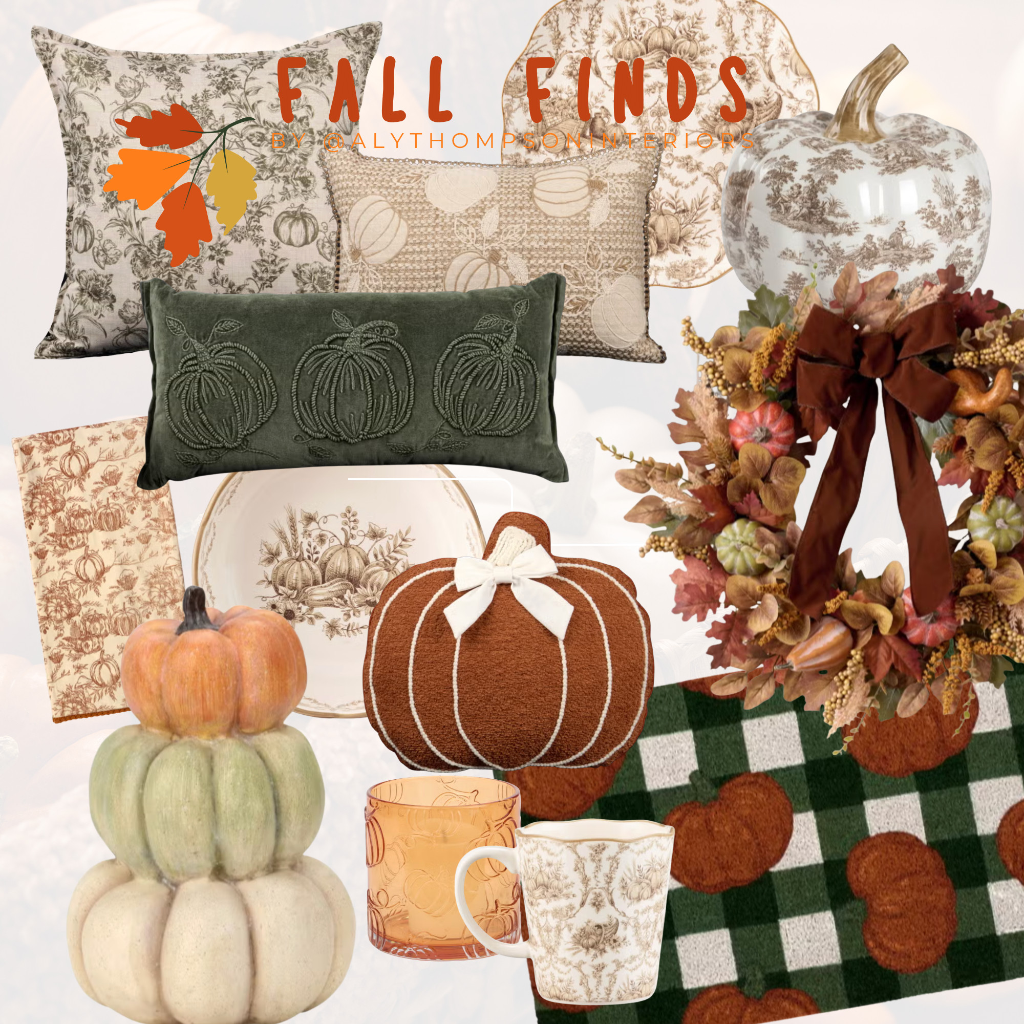 @Kirkland's @containerstore @bedbathandbeyond | Fall Finds | Home Decor | Fall Home Decor | Pumpkins | Pumpkin Pillow | Stacked Pumpkins | Fall Pillows | Toile | Fall | Autumn

#LTKSeasonal #LTKHome #LTKSaleAlert
