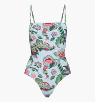 The Giana One Piece - Light Blue Jungle Floral | Hill House Home US