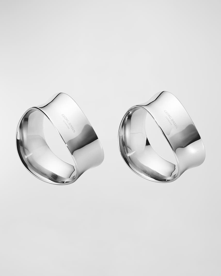 Georg Jensen Cobra Napkin Rings, Set of 2 | Neiman Marcus