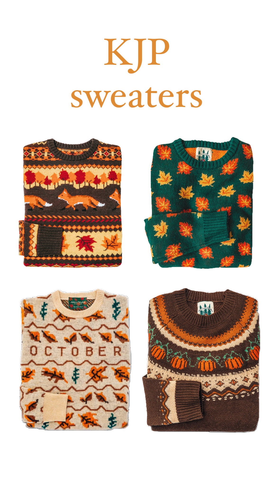 KJP FALL SWEATERS ARE BACK!

#LTKSeasonal