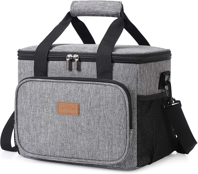 Lifewit Large Lunch Bag 24-Can (15L) Insulated Lunch Box Soft Cooler Cooling Tote for Adult Men W... | Amazon (US)