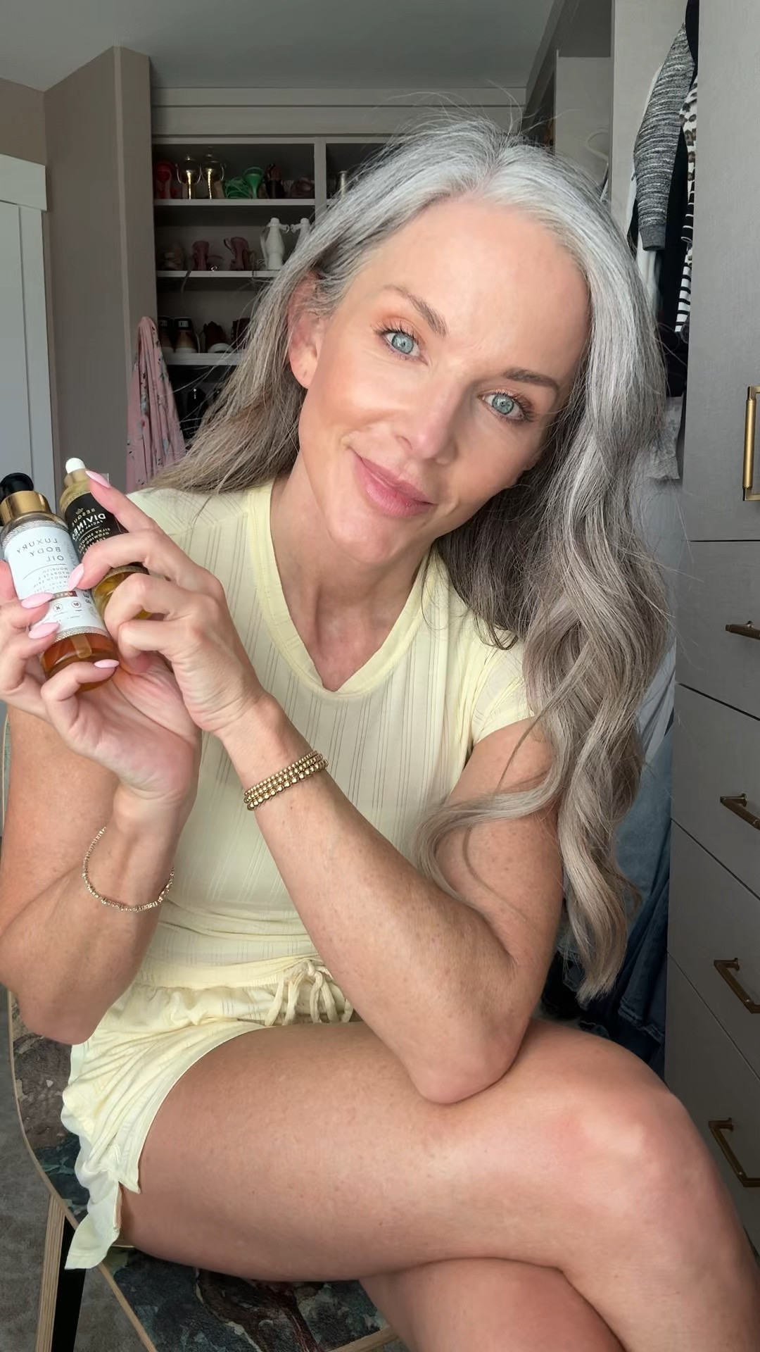 I couldn’t wait to get my hands on this ✨

I’ve been seeing Besque’s Magic Body Oil + Divine 9 everywhere, and the results people are sharing pulled me in.

I’ve only been using it for about a week, so I want to be real — it’s still early… but I have high hopes.

Taking care of my skin isn’t optional for me, it’s a priority. Especially my legs — I don’t play about that 😌

So far I’m noticing:
• deeper hydration
• smoother texture
• that soft, healthy glow I’m always chasing

It feels luxe, absorbs beautifully, and already has my skin feeling genuinely nourished.

If you’ve been curious like I was, this might be your sign to try it.

If anyone is interested in getting a discount at Besque, you can use my code for 15% off any purchase:
https://www.besque.co/PFAHH0262 🤍

You can also click the link in my stories to shop it easily.

And if you want my full routine (everything I do to keep my legs in tip top shape)…
comment FULL ROUTINE and I’ll share it all 👇

#skincareover40 #bodycare #glowingskin #selfcare #smoothskin #beautyroutine 

#LTKselfcare #LTKOver40