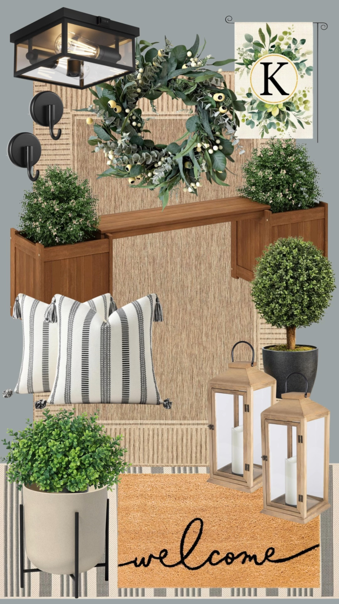 Refresh your outdoor porch and patio this season with this decor inspo! Love all the greenery! 

#LTKSeasonal #LTKHome