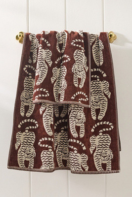 Isa Tiger 100% Cotton Towel Collection | Anthropologie (US)