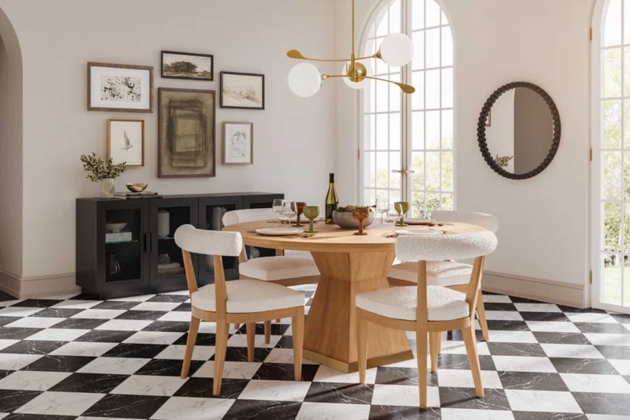 Finally a dupe for the Arhaus Leighton dining table in Sable for a fraction of the price! 

#LTKHome #LTKSaleAlert