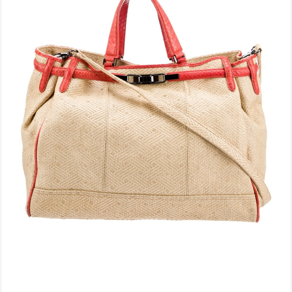 Tan Python Leather Tote | Poshmark