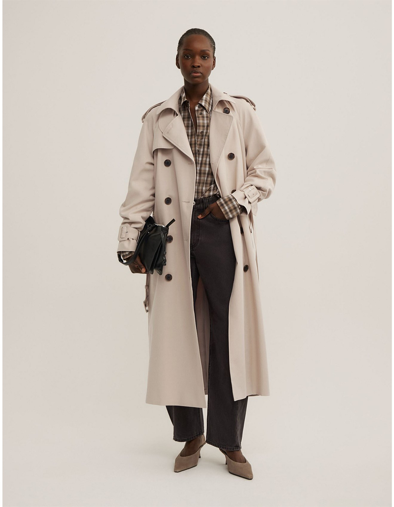 Longline Trench Coat | David Jones (Australia & New Zealand)