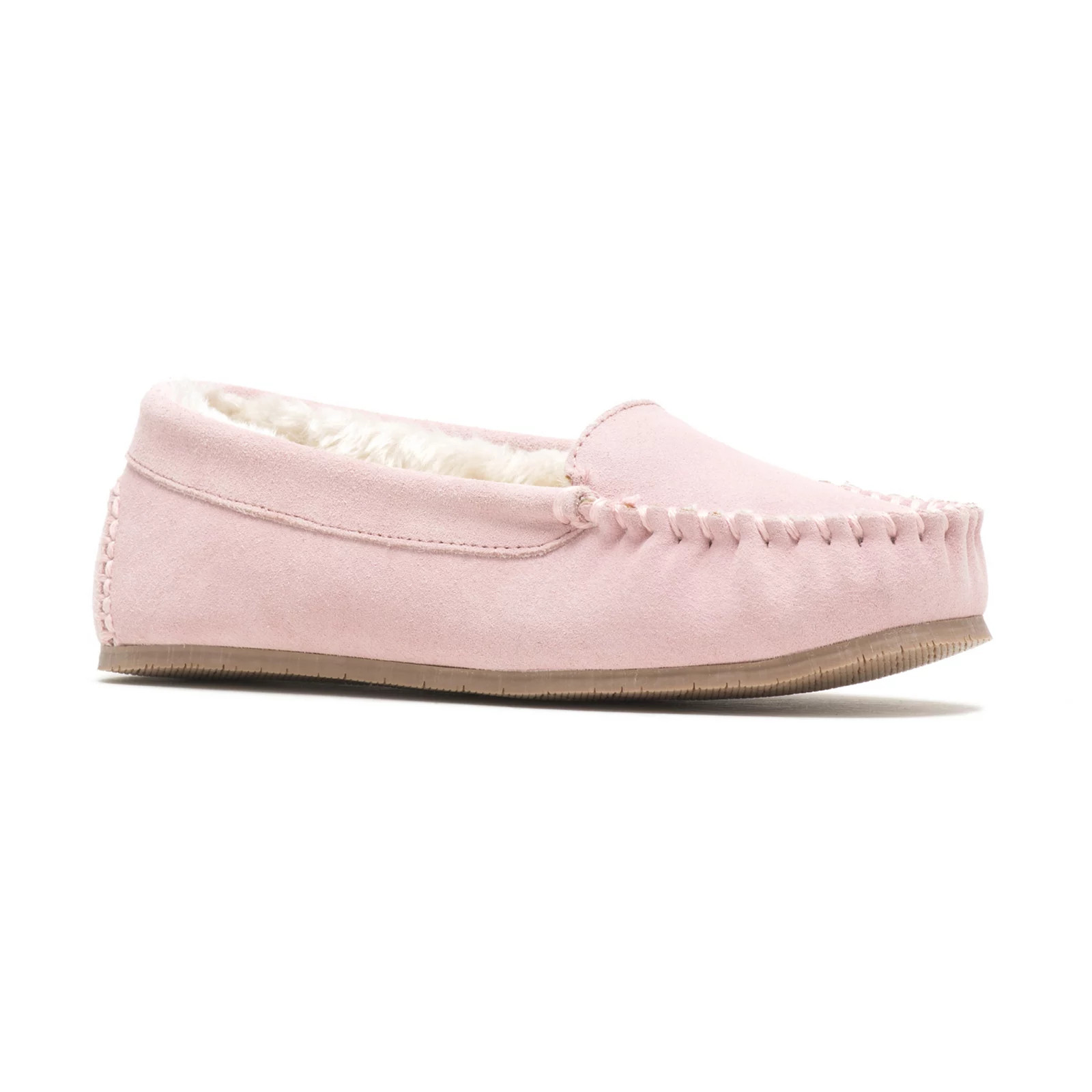 Hush Puppies Winnie Women's Suede Moccasin Slippers, Size: 7, Light Pink | Kohl's