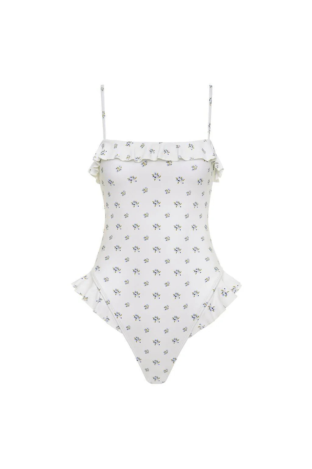 Heidi Floral Jacelyn Ruffle One-Piece | Montce