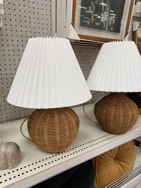 Love this wicker table lamp from target!

#LTKfindsunder100 #LTKhome