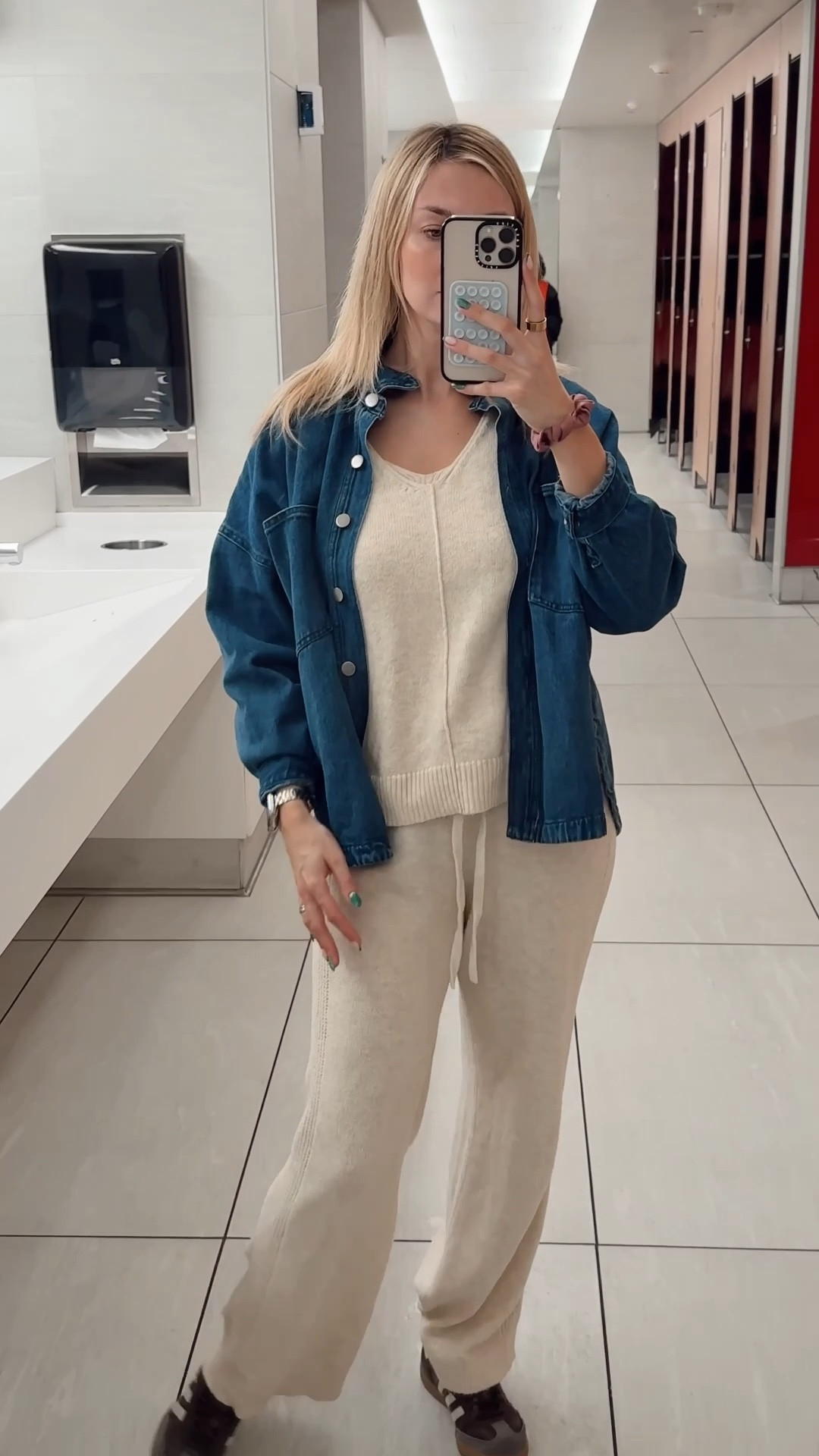 Aruba 🇦🇼 bound - quick airport outfit check 

Travel outfit, vacation outfit, spring break, two piece set, denim jacket 

#LTKStyleTip #LTKSaleAlert #LTKTravel