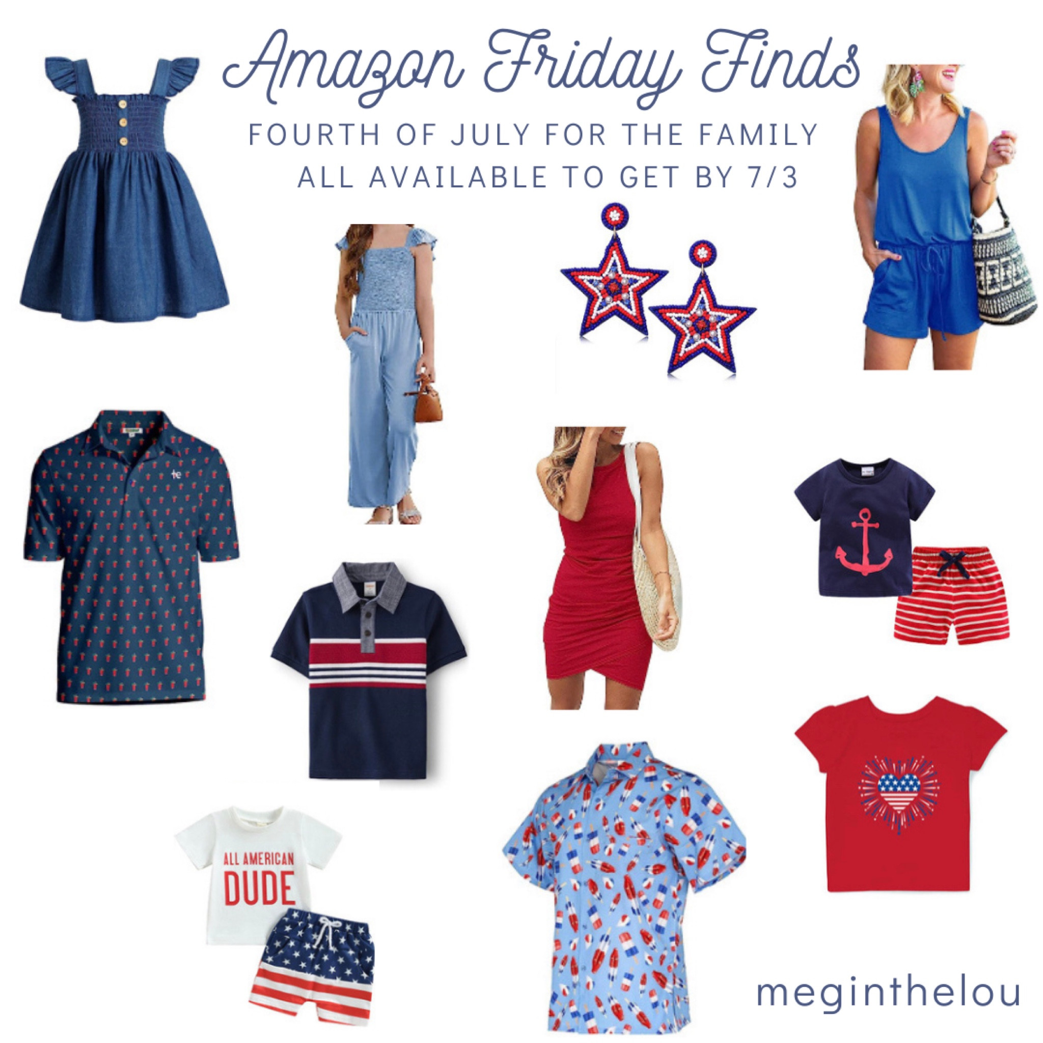 4th of July for the Family #amazon #amazonprime #salefinds #under25 #budgetfriendly #budgetfinds #budgetbuys #4thofjuly #july4th #4thofjulyoutfit #redwhiteandblue 

#LTKkids #LTKSeasonal #LTKbaby #LTKunder50 #LTKmens #LTKsalealert