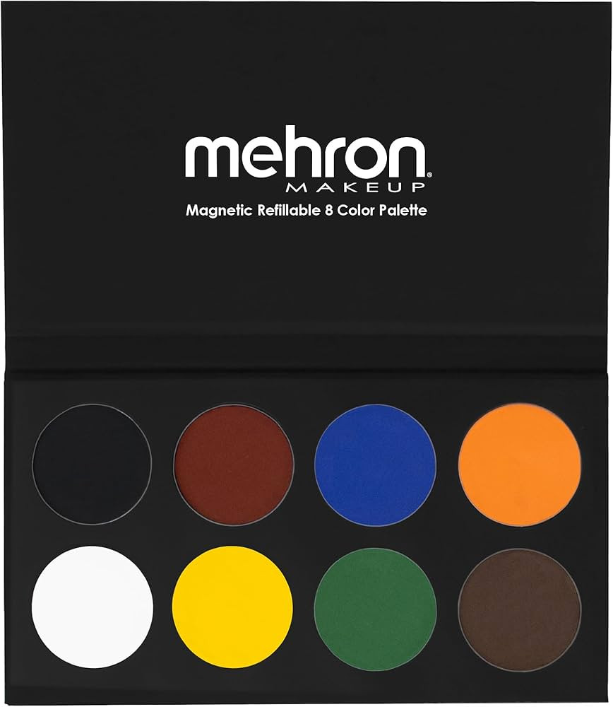 Mehron Makeup Paradise Makeup FX 8 Color Basic Palette | Magnetic Refillable Body Paint & Face Pa... | Amazon (US)