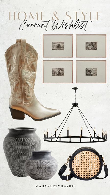 Home and style finds - what's in my cart - western boots,  cowgirl boots, boots,  vintage art, country concert,  chandelier,  vase, crossbody,  summer bag,  target finds, etsy

#LTKhome #LTKshoecrush #LTKfindsunder100