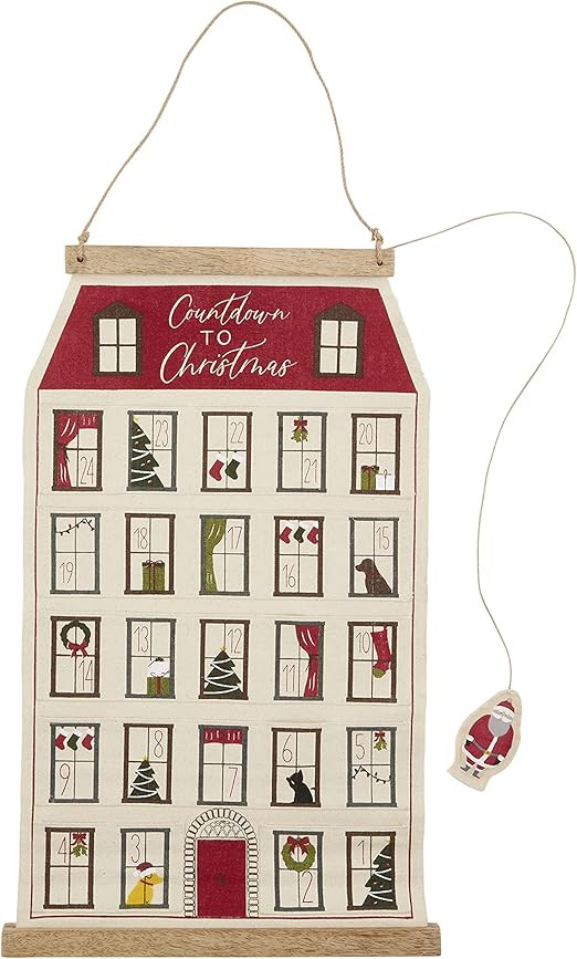 Mud Pie Days Until Christmas Countdown, 24" x 14.25" | Amazon (US)