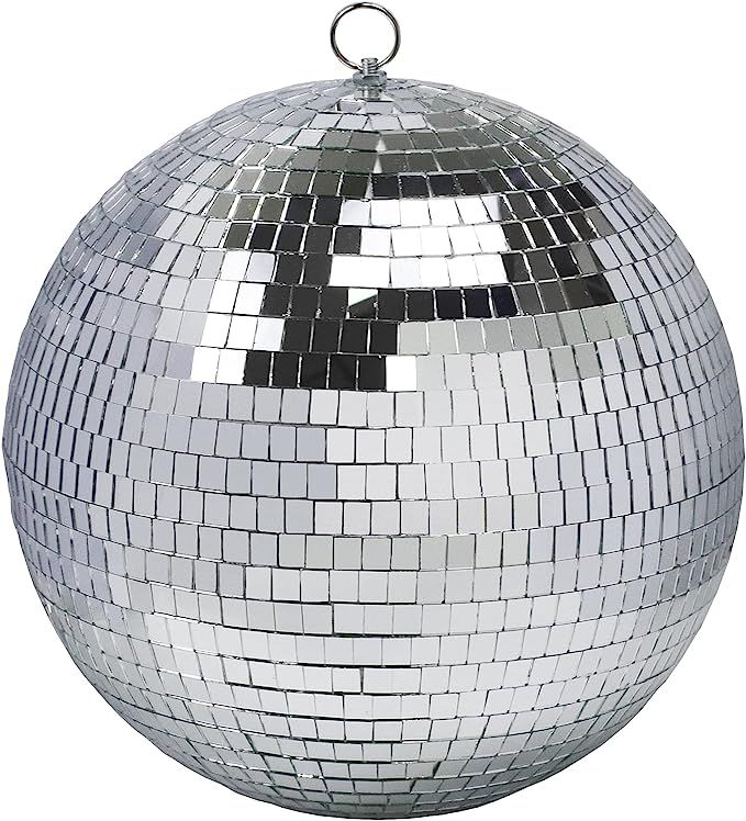 12" Disco Ball Mirror Ball Disco Party Decoration Stage Light Dj Light Effect Home Business Chris... | Amazon (US)