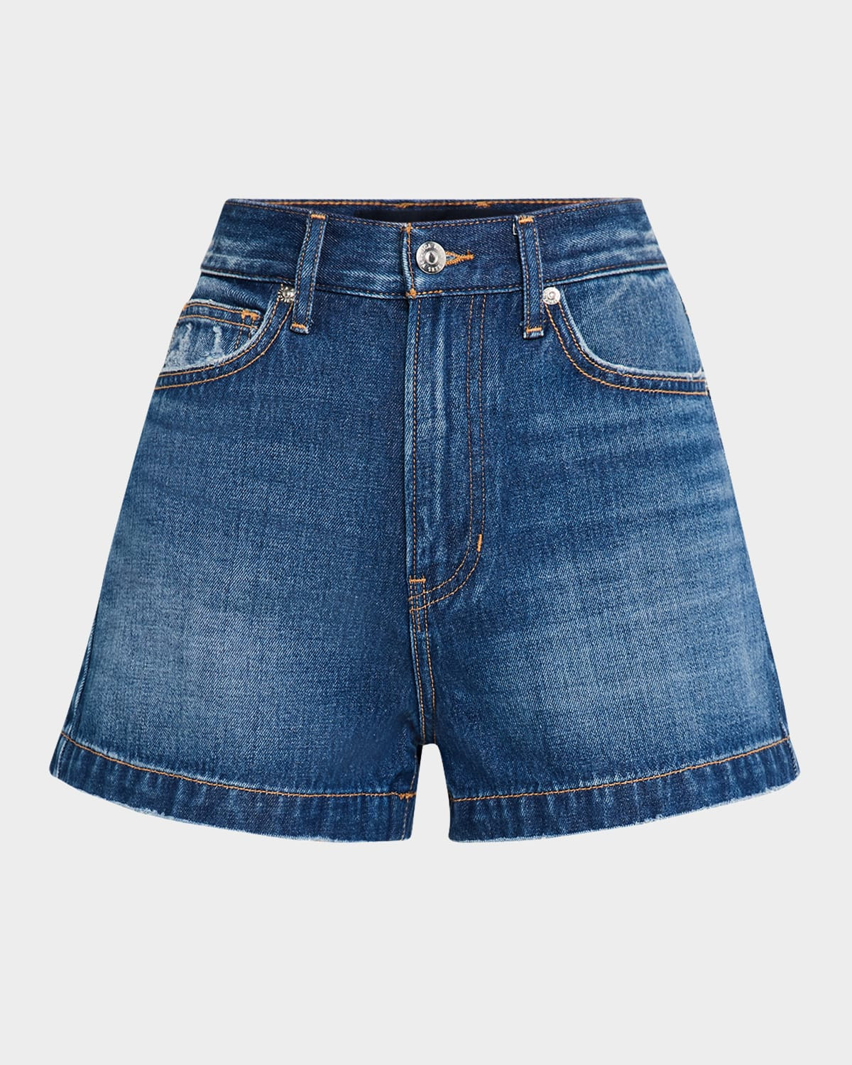 Timmi High-Rise Denim Shorts | Neiman Marcus