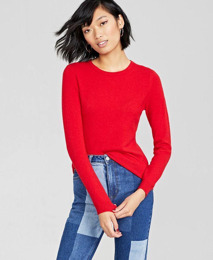 Charter Club Women's 100% Cashmere Crewneck Sweater, In Regular & Petites, Created for Macy's & R... | Macys (US)